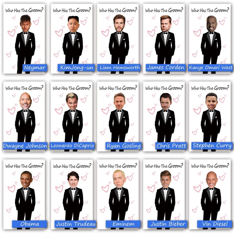 ukebobo Cute Bridal Shower Games - Scratch Off Bridal Shower Game.Funny Bachelorette Party Games - Who Has The Groom - 33 Sheets - Image 4